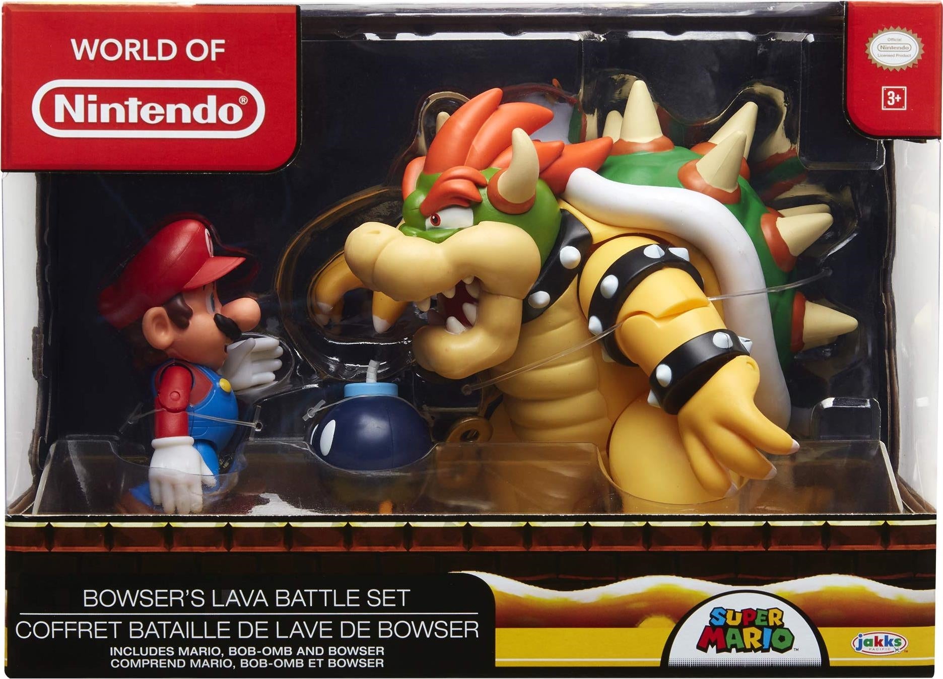 Nintendo: Jakks - Action Figure Mario Vs. Bowser X1 - 10 Cm (Assortimento)