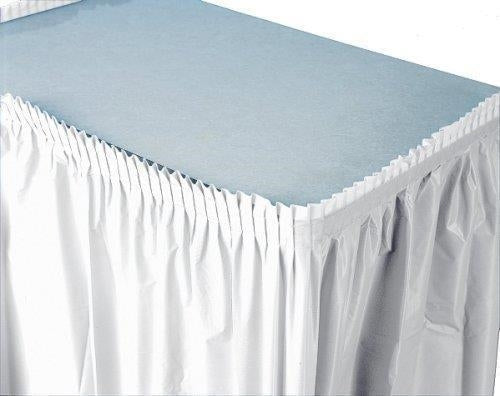 Creative Converting: Ts Pl 6/1Ct White Tblskrt Qs. Gonna Plastica 74 X 420 Cm Bianco