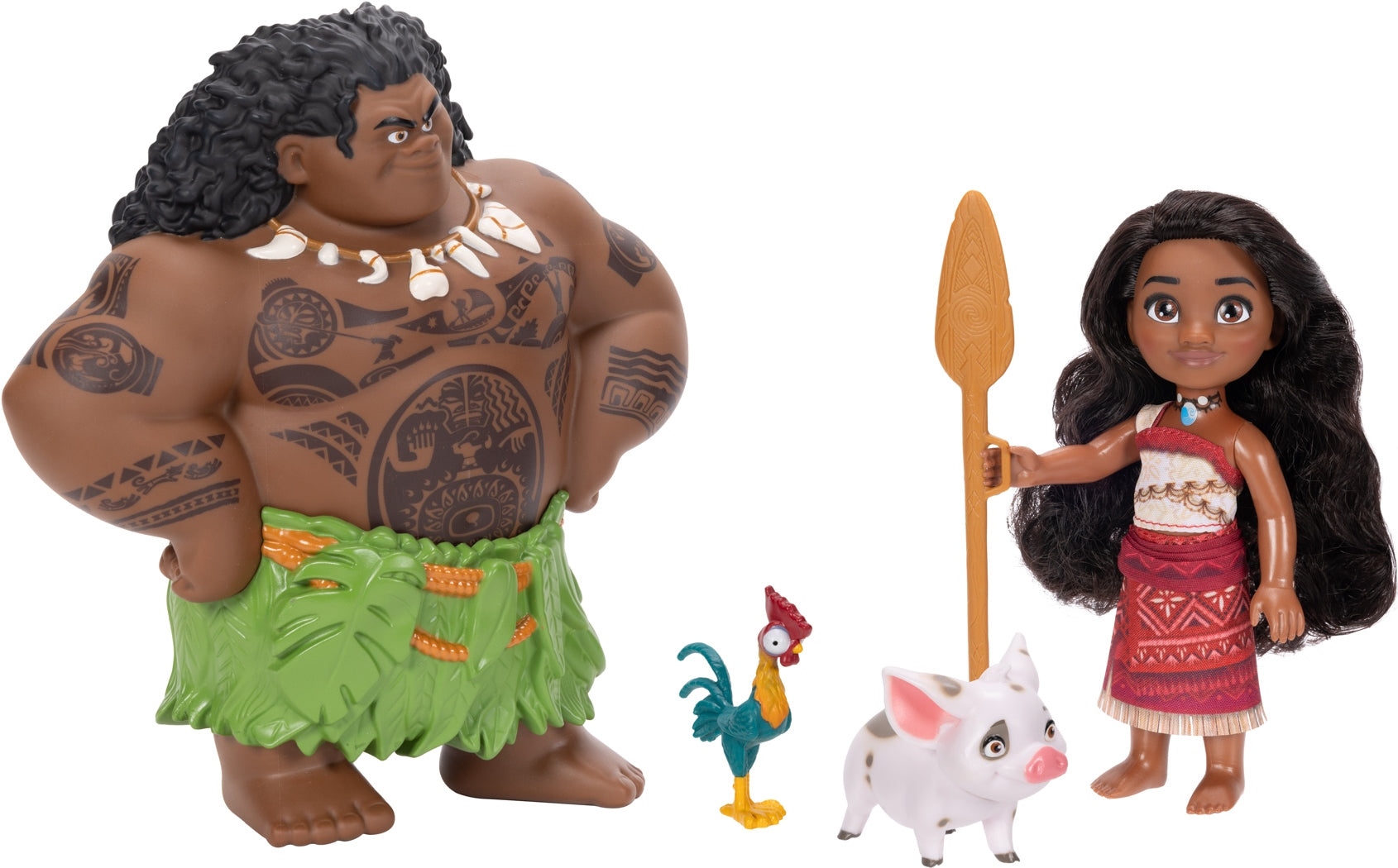 Disney: Jakks - Oceania 2 - Bambole Petite 15 Cm Vaiana E Maui Set