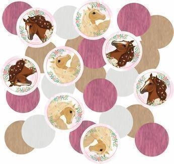 Amscan: Confetti Beautiful Horses Paper 14 G Q. Confetti 14 Gr Cavallo - Beautyful Horses