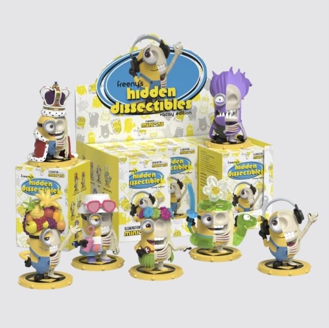 Minions - Freenys Hidden Dissectibles Minions (Series 1) - Vacay Edition (Box Of 6 Units)