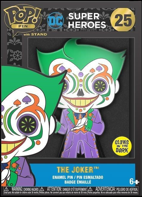 Dc Comics: Funko Pop! Large Enamel Pin - Joker (Pin 25)