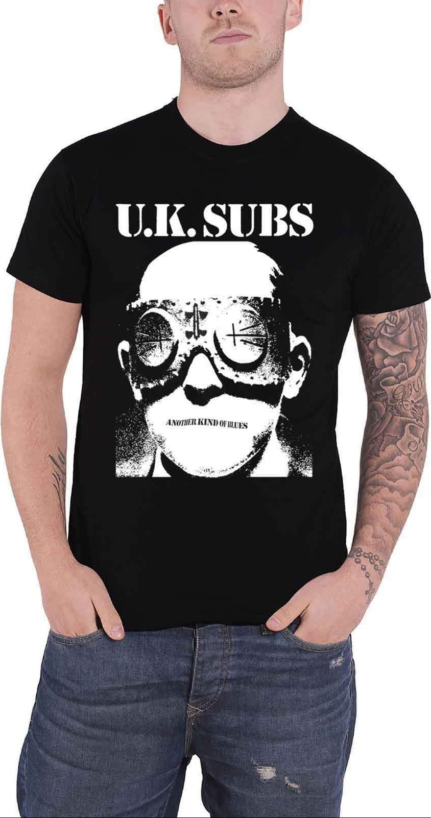Uk Subs: Another Kind Of Blues (Black) (T-Shirt Unisex Tg. L)