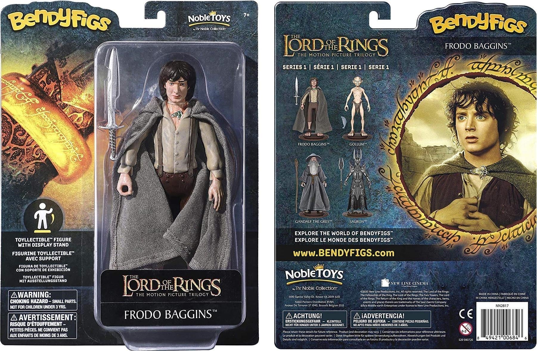 Lord Of The Rings (The): Noble Collection - Frodo Baggins (Bendyfig)