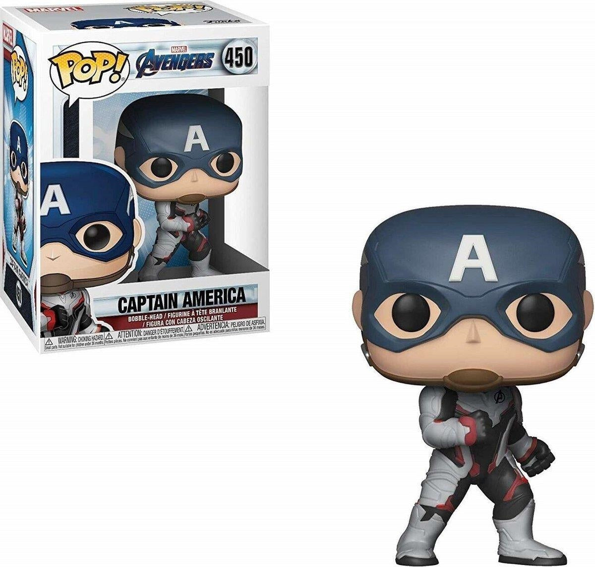 Marvel: Funko Pop! - Avengers Endgame - Captain America (Vinyl Figure 450)