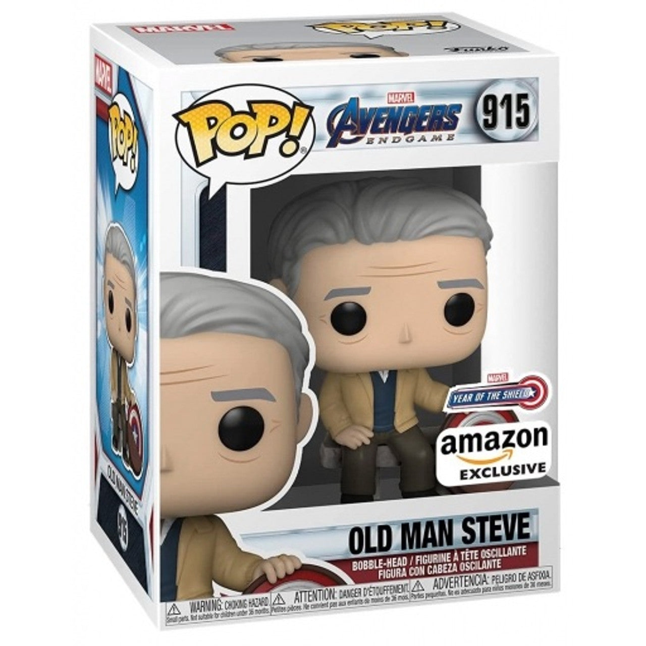 Marvel: Funko Pop! - Avengers: Endgame - Old Man Steve (Vinyl Figure 915)