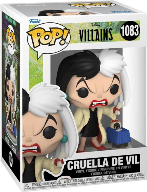 Disney: Funko Pop! - Villains - Cruella De Vil (Vinyl Figure 1083)