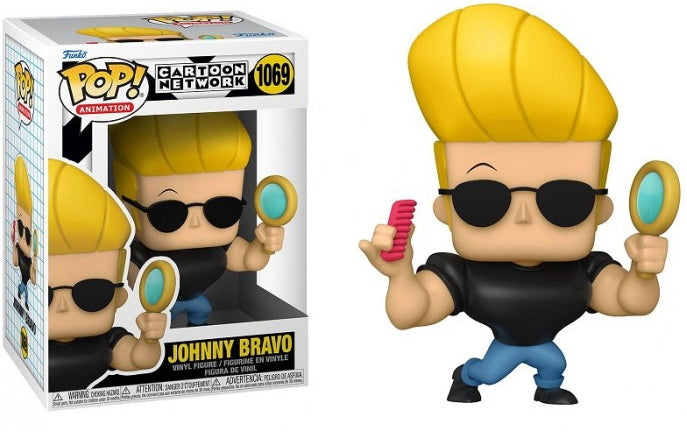 Cartoon Network: Funko Pop! Animation - Johnny Bravo (W/Mirror & Comb) (Vinyl Figure 1069)