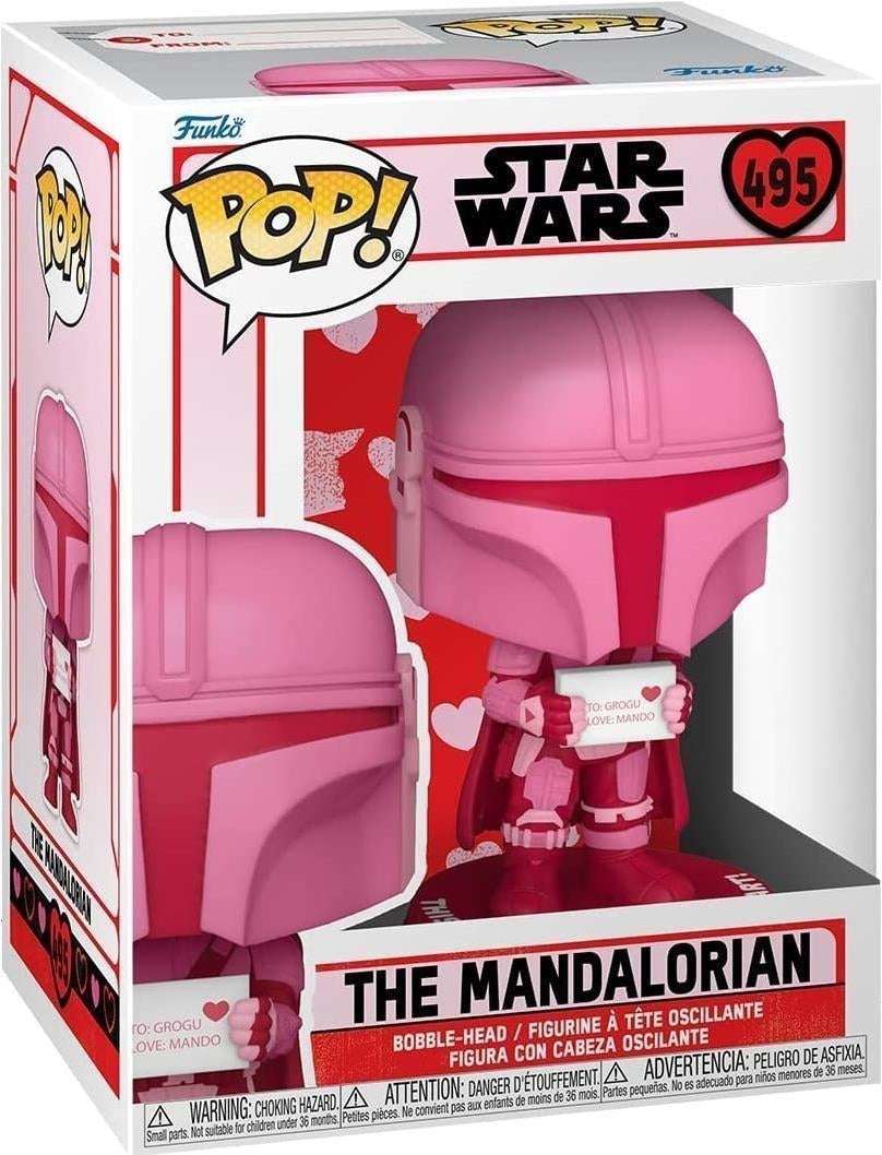Star Wars: Funko Pop! - Valentines - The Mandalorian (Vinyl Figure 495)