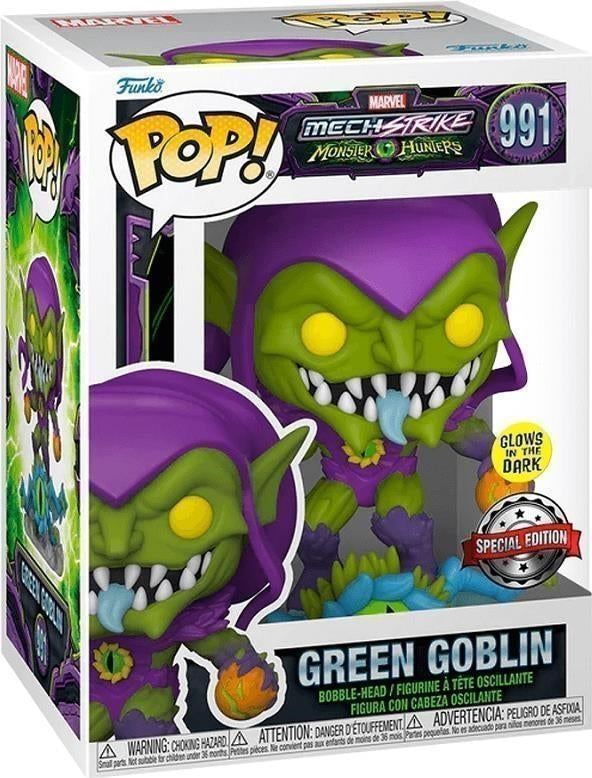 Marvel: Funko Pop! - Monster Hunters - Green Goblin (Glow In The Dark) (Vinyl Figure 991)