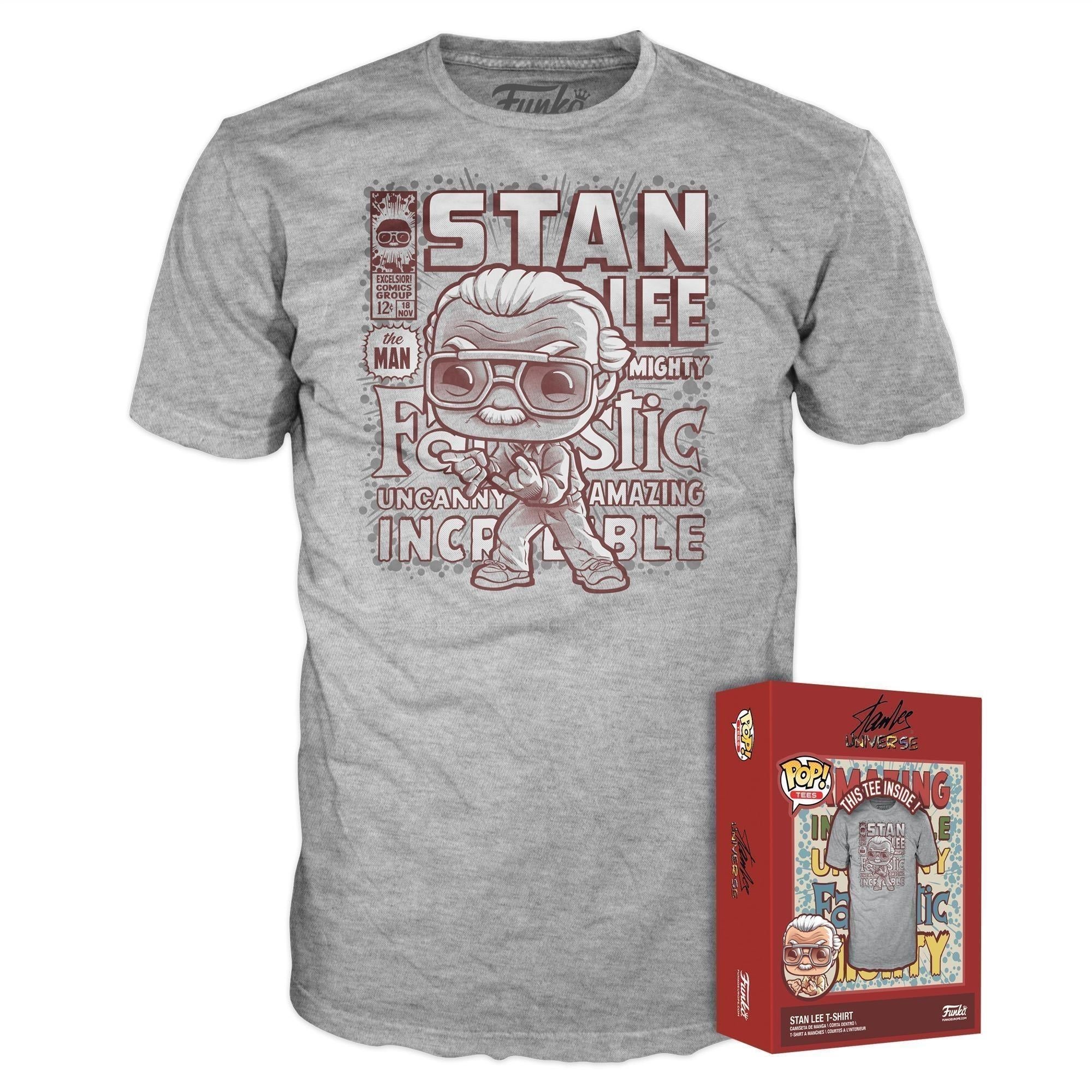 Marvel: Funko Boxed Tee - Stan Lee (T-Shirt Unisex Tg. M)