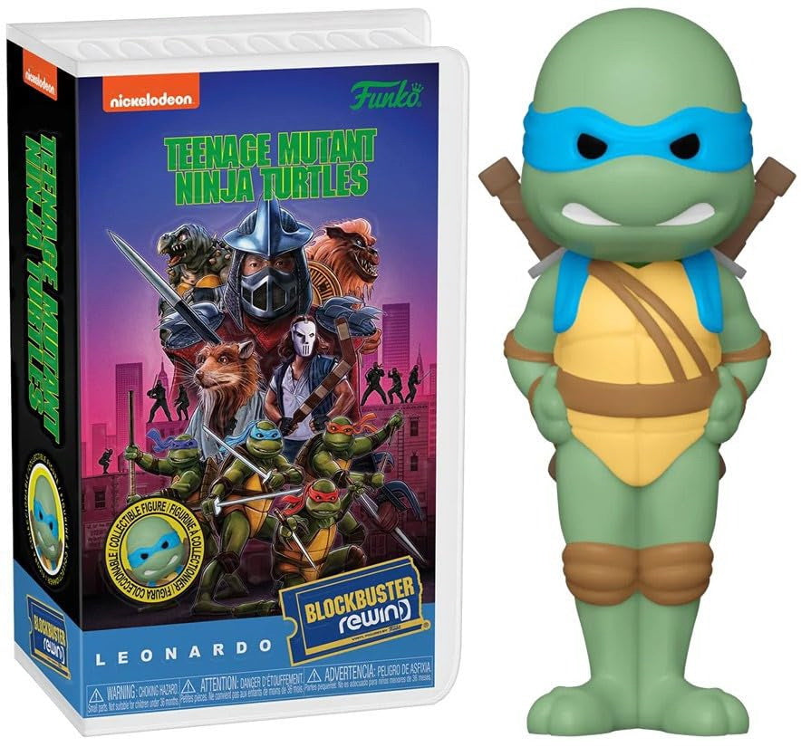 Funko Rewind Blockbuster - Funko Blockbuster Rewind Tmnt The Movie Leonardo