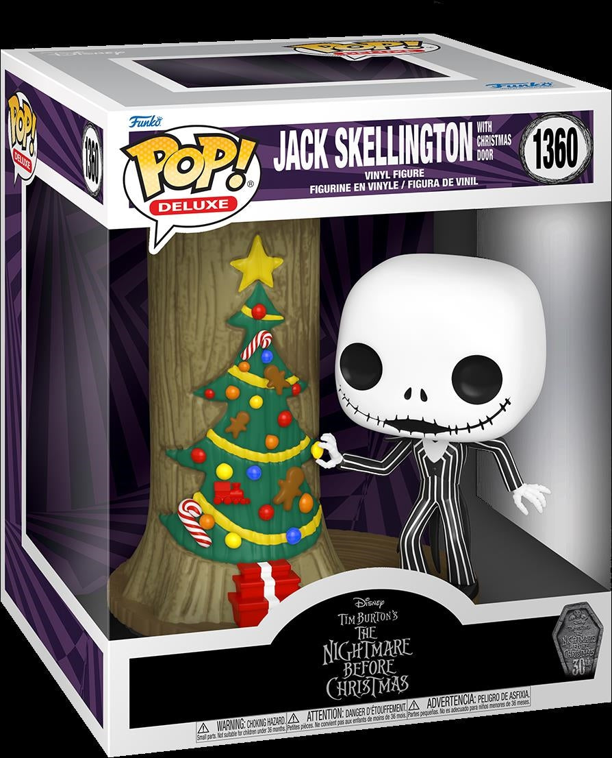 Disney: Funko Pop Deluxe - The Nightmare Before Christmas - 30th Anniversary - Jack With Christmas Town Door
