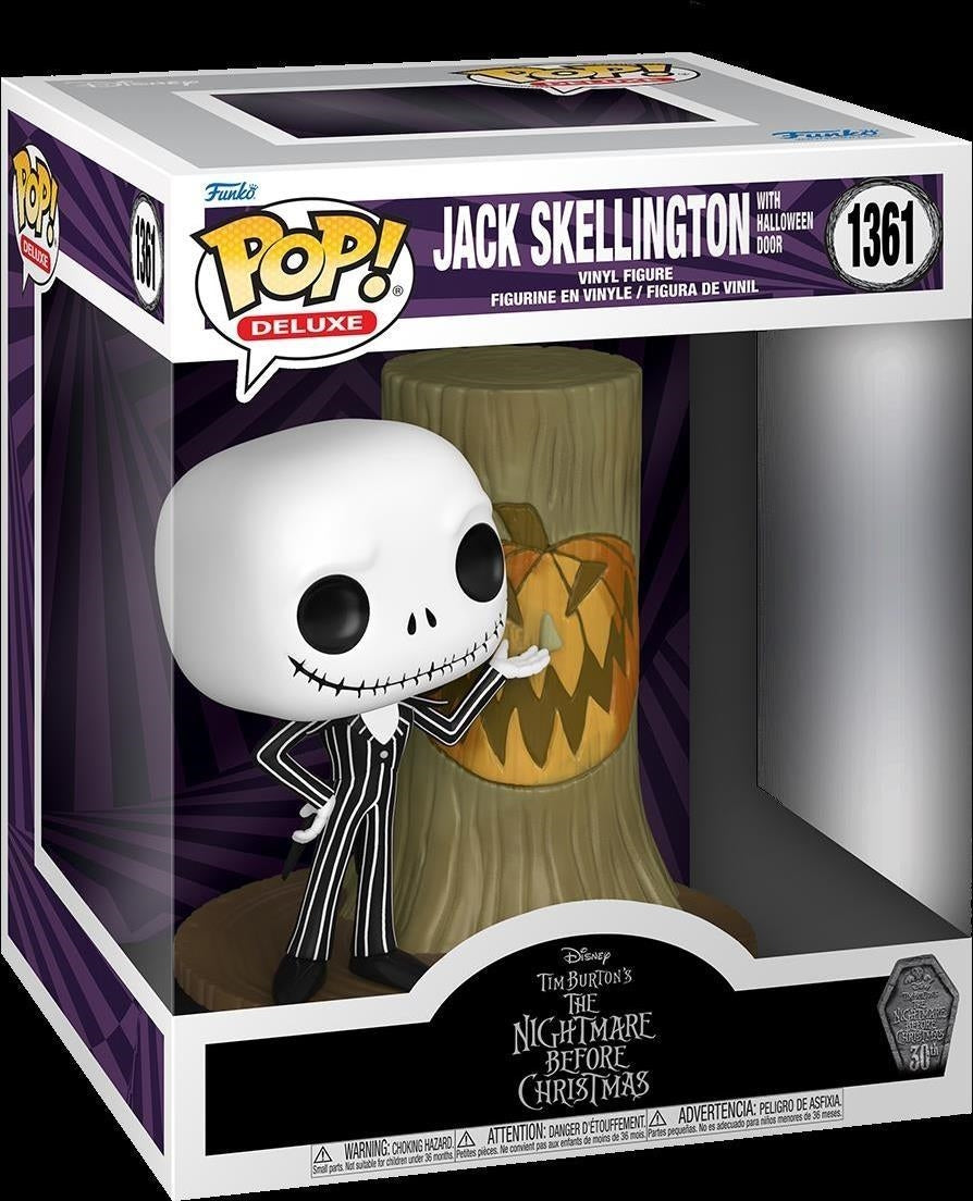 Disney: Funko Pop Deluxe - The Nightmare Before Christmas - 30th Anniversary - Jack With Halloween Town Door (Vinyl Figure 1361)