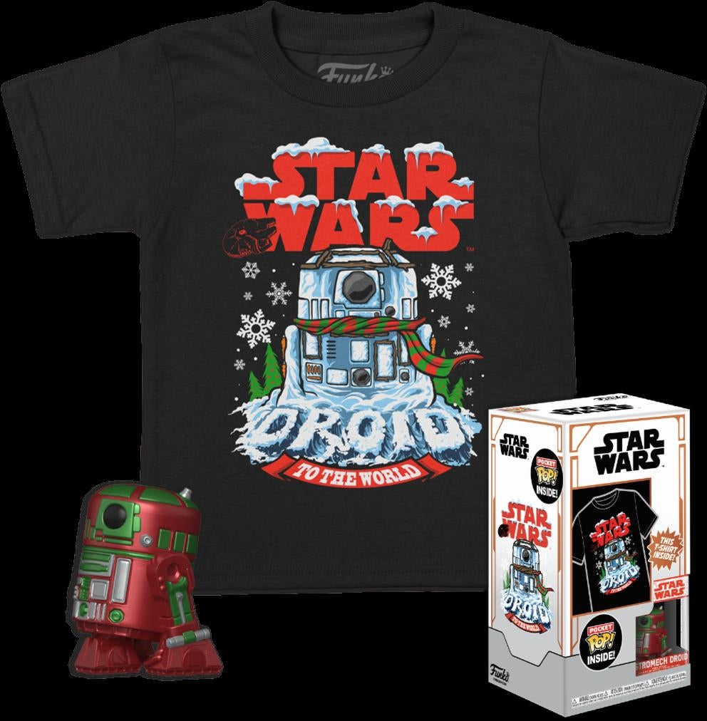 Star Wars: Funko Pocket Pop! &Tee - Holiday R2D2 (MT) (Tg. M)