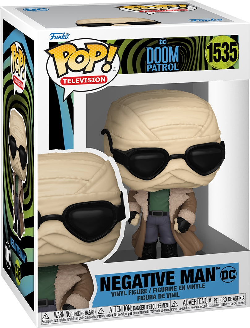 Dc Comics: Funko Pop! Television - Doom Patrol - Negative Man (Vinyl Figure 1535)