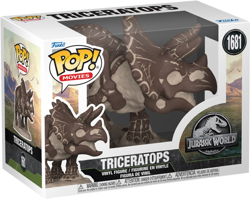 Jurassic Park: Funko Pop! Movies - Fossil Triceratops (Vinyl Figure 1681)