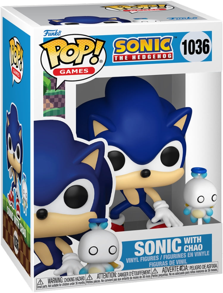 Sonic The Hedgehog: Funko Pop&Buddy - Sonic With Hero Chao (Vinyl Figure 1036)