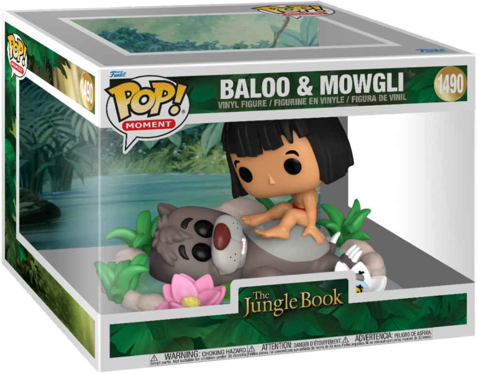Disney: Funko: Pop! Moment - The Jungle Book - Baloo & Mowgli (Vinyl Figure 1490)