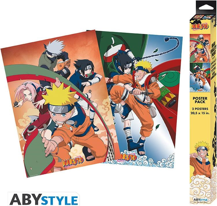 Naruto Shippuden: GB Eye - Team 7 (Set 2 Chibi Posters 52X38)
