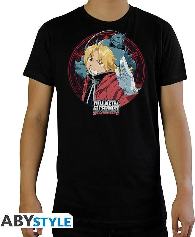 Fullmetal Alchemist: Ed & Al Black Basic (T-Shirt Unisex Tg. 2XL)
