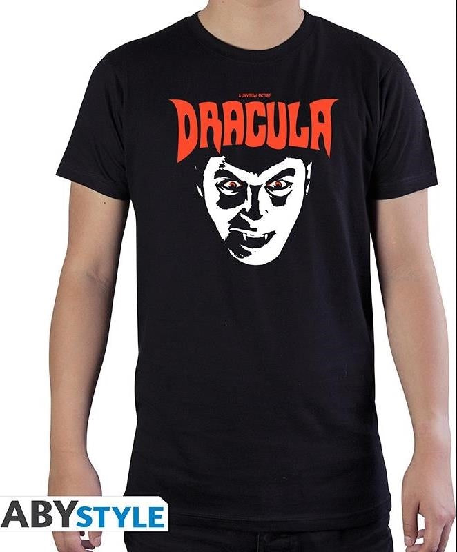 Universal Monsters: Dracula Black Basic (T-Shirt Unisex Tg. L)