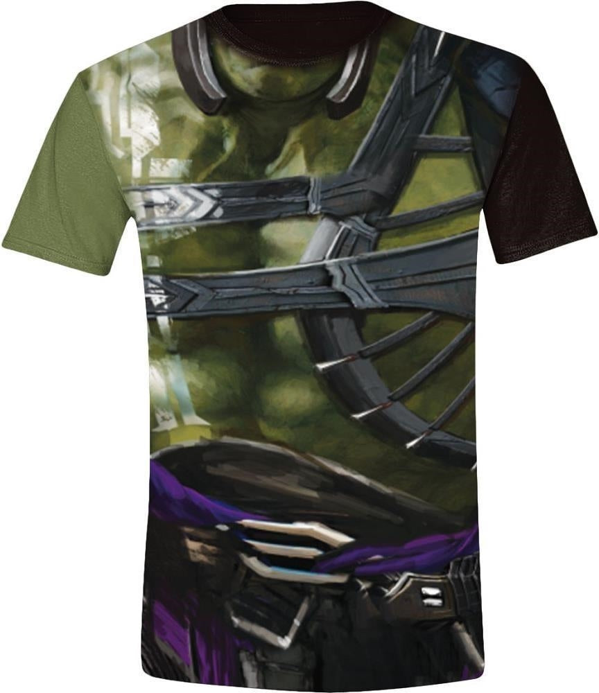 Marvel: Thor: Ragnarok - Hulk Costume Green Black (T-Shirt Unisex Tg. XL)