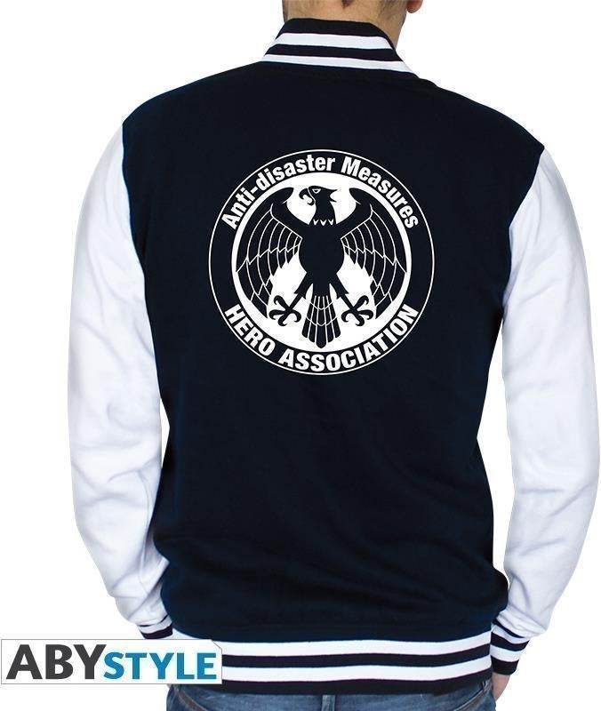 One Punch Man: Hero Association Navy/White (Giacca Unisex Tg. L)