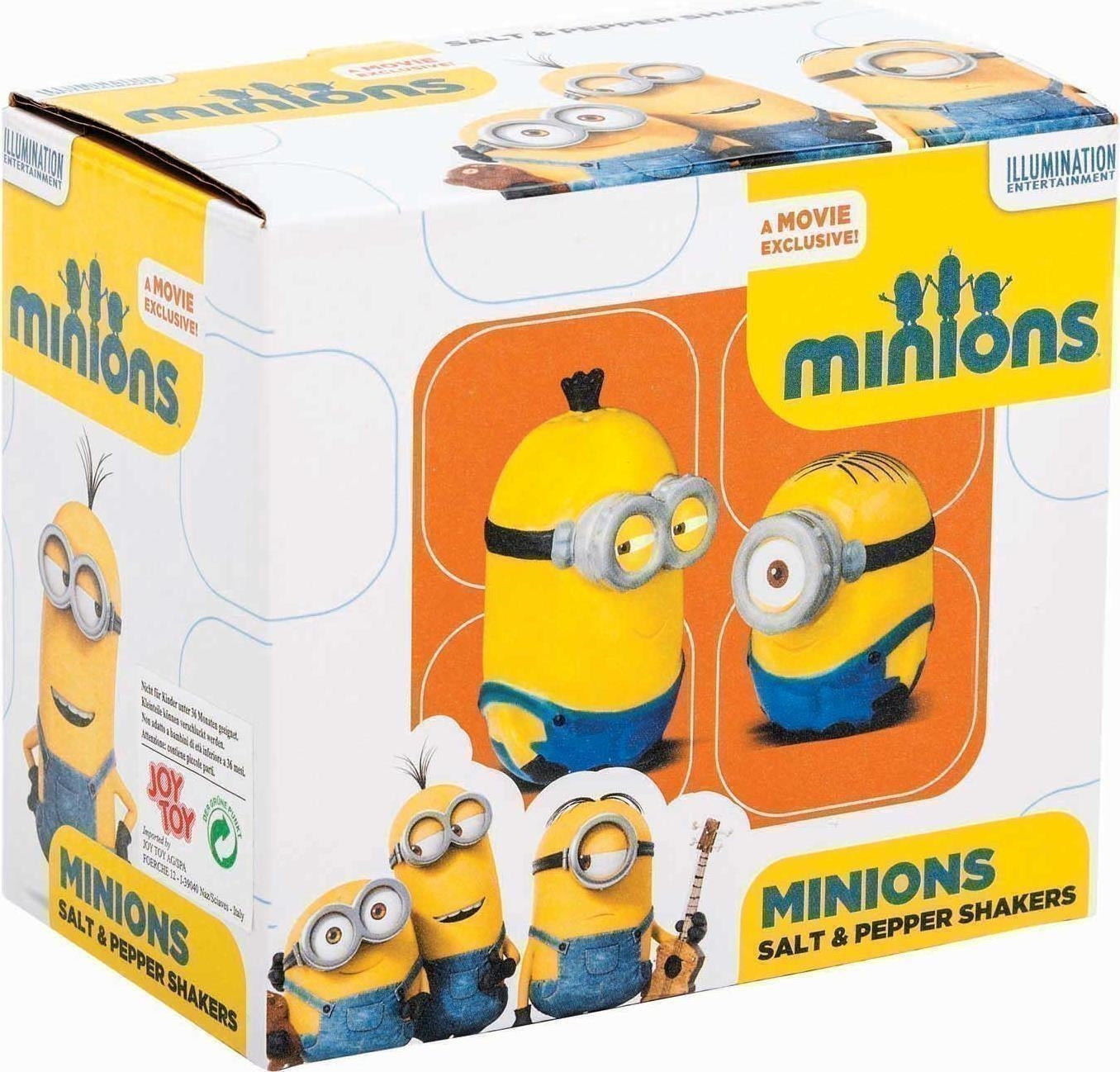 Minions: Joy Toy - Set Spargi Sale E Pepe 3D In Ceramica