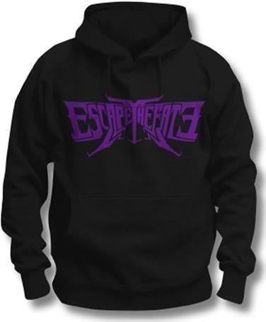Escape The Fate: Rock Off - Logo (Felpa Con Cappuccio Unisex Tg. M)