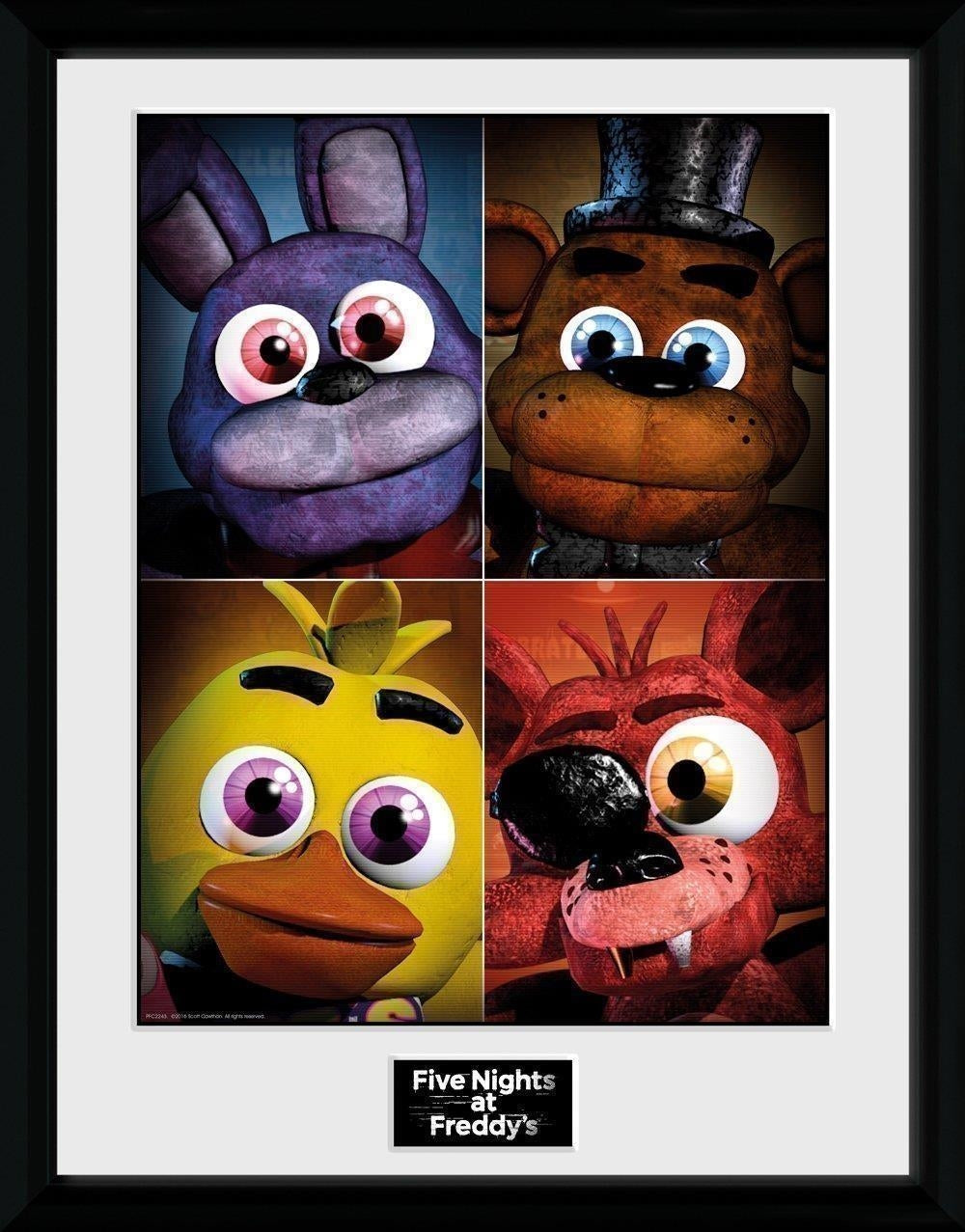 Five Nights At Freddys: Gb Eye - Quad (Framed Print 30x40 Cm / Stampa In Cornice)
