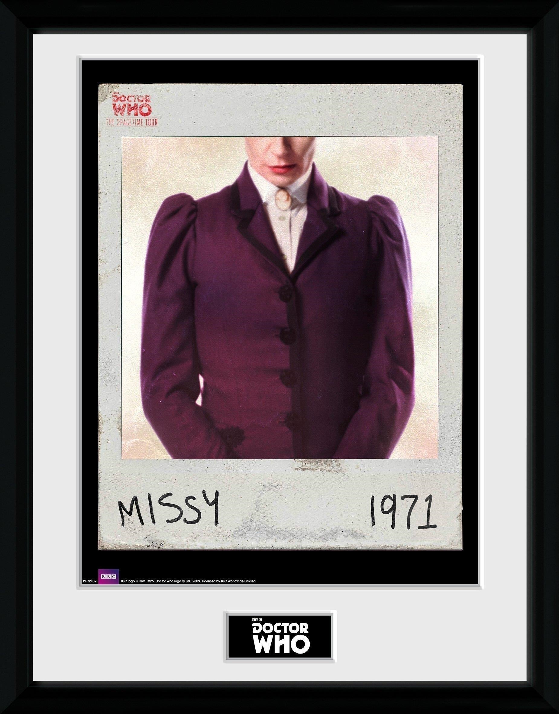 Doctor Who: Spacetime Tour Missy (Stampa In Cornice 30x40 Cm)