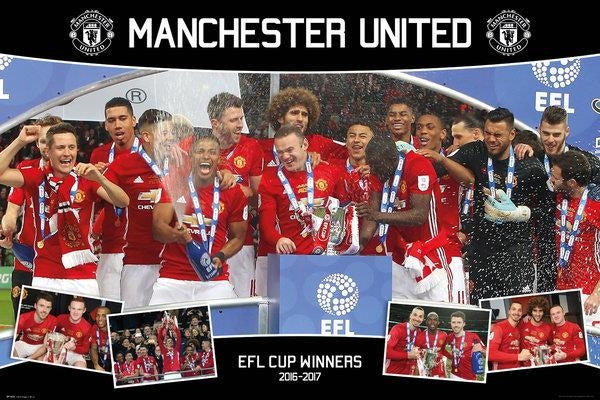 Manchester United: Efl Cup Winners 16/17 (Poster Maxi 61x91,5 Cm)