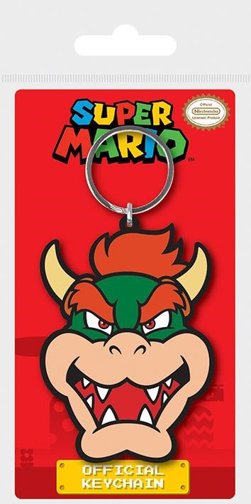 Nintendo: Pyramid - Super Mario - Bowser (Rubber Keychain / Portachiavi Gomma)