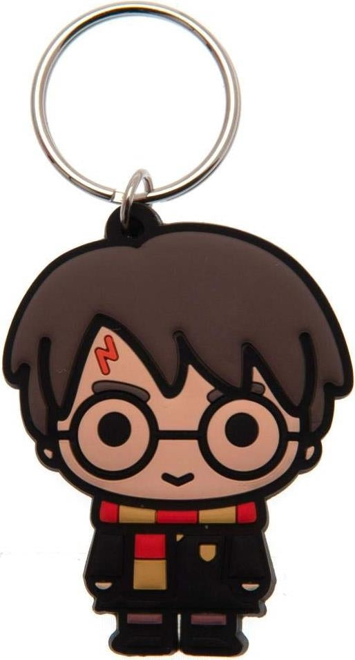 Harry Potter: Pyramid - Harry Chibi (Rubber Keychain / Portachiavi Gomma)