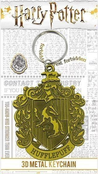 Harry Potter: Pyramid - Hufflepuff Crest Metal (Keychain / Portachiavi)