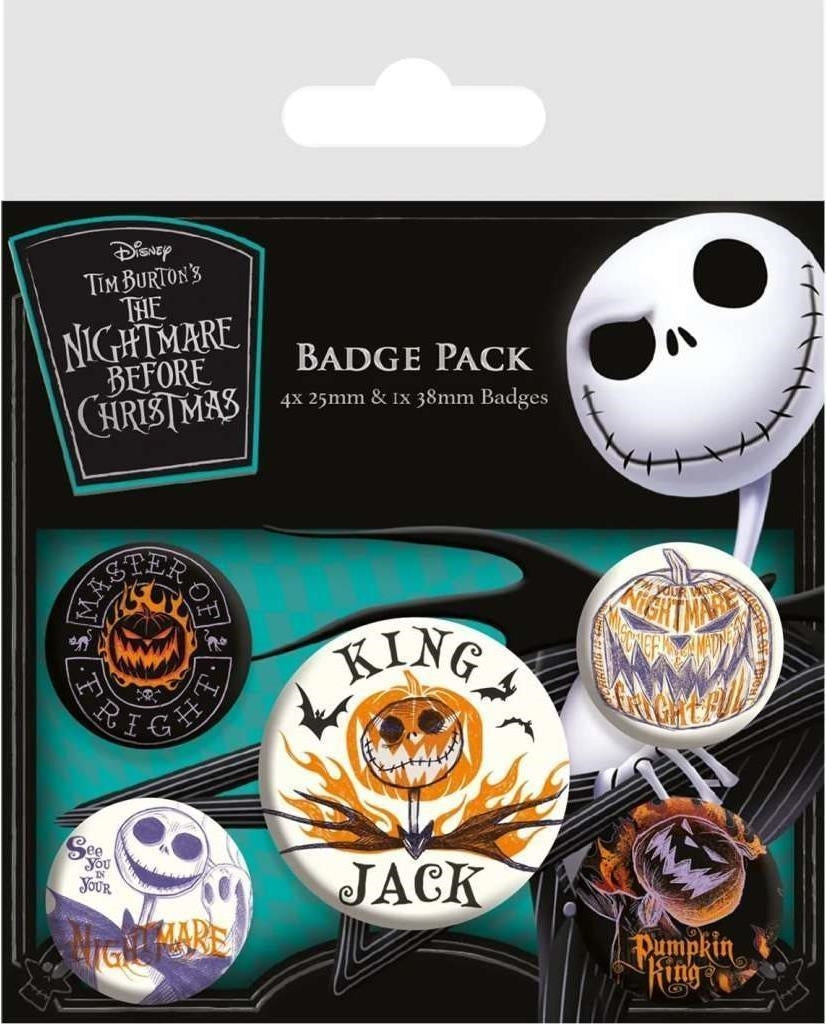 Disney: Pyramid - The Nightmare Before Christmas - Colourful Shadows (Badge Pack)
