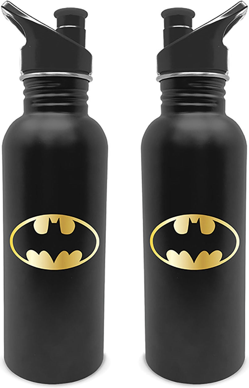 Dc Comics: Pyramid - Batman - Logo (Metal Drink Bottle / Bottiglia Metallica)