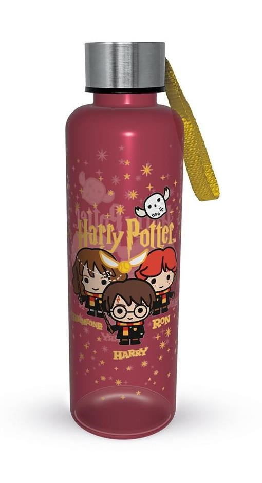 Harry Potter: Pyramid - Chibi (Slim Plastic Bottle 525Ml/19Oz / Bottiglia)