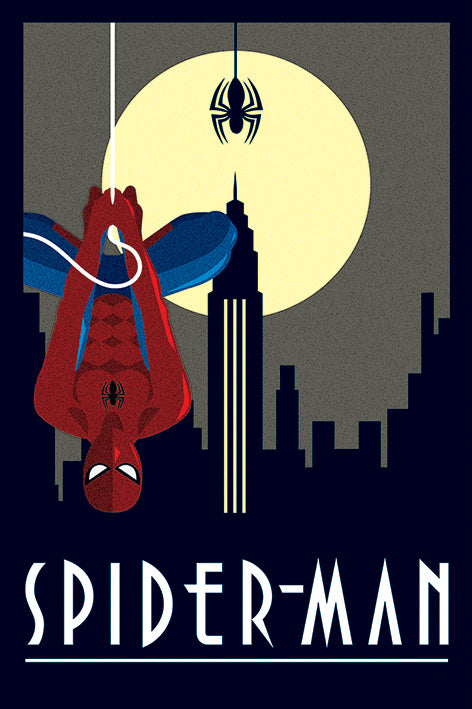 Marvel: Pyramid - Deco - Spider-Man Hanging (Poster Maxi 61X91,5 Cm)
