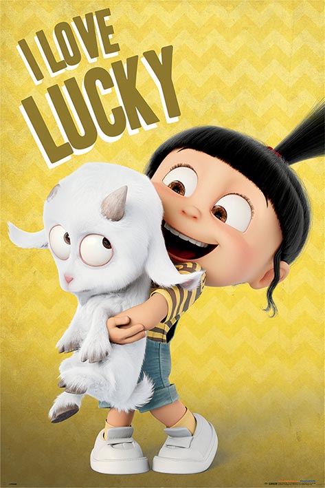 Minions: Pyramid - Despicable Me 3 - I Love Lucky (Poster Maxi 61x91,5 Cm)