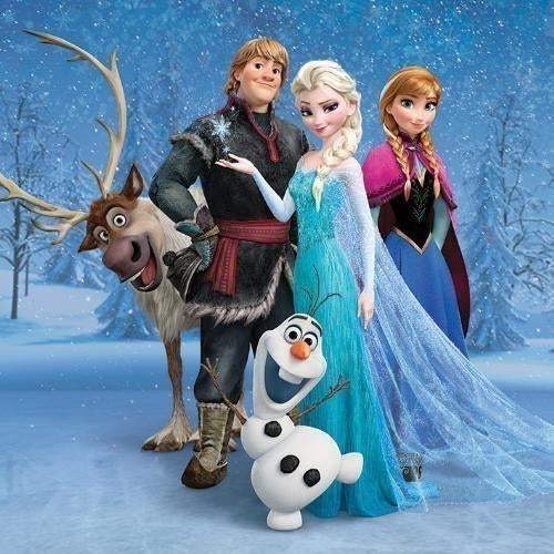 Disney: Pyramid - Frozen - Group (Stampa Su Tela 30X30 Cm)