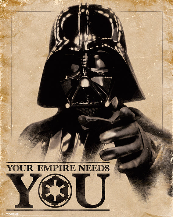 Star Wars: Pyramid - Classic - Your Empire Needs You (Poster Mini 40x50 Cm)