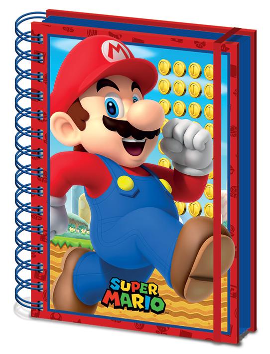 Nintendo: Pyramid - Super Mario 3D Cover (Wiro A5 Notebook / Quaderno)