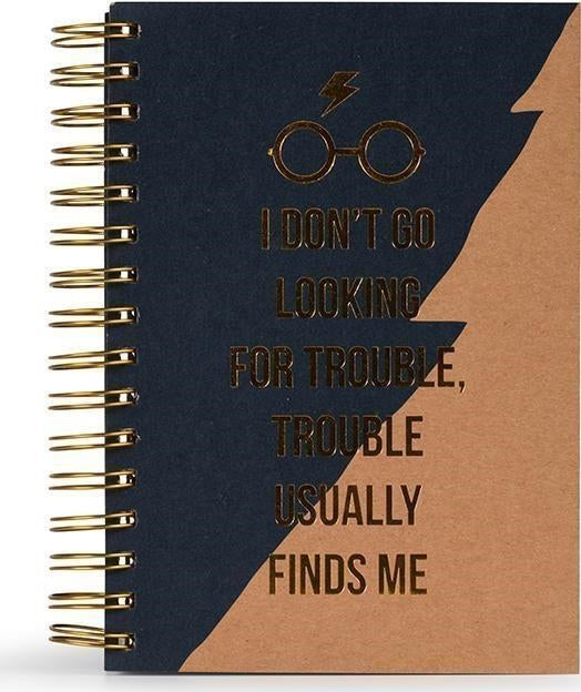 Harry Potter: Pyramid - Trouble Usually Finds Me (A5 Premium Notebook / Quaderno)