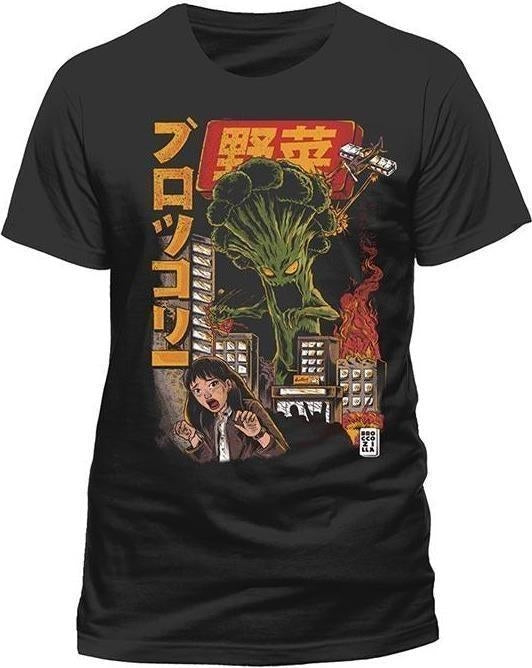 Ilustrata Studio: Pyramid - The Broccozilla Black (T-Shirt Unisex Tg. S)