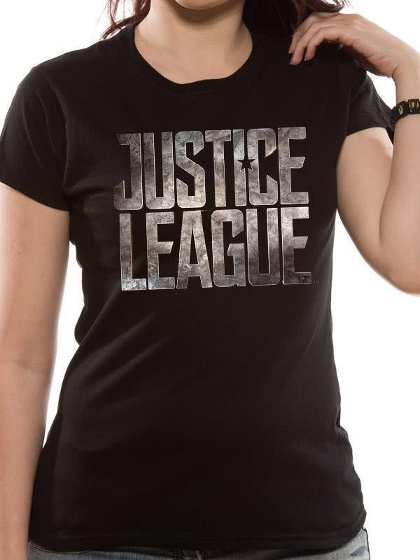 Dc Comics: Justice League - Logo (T-Shirt Donna Tg. M)
