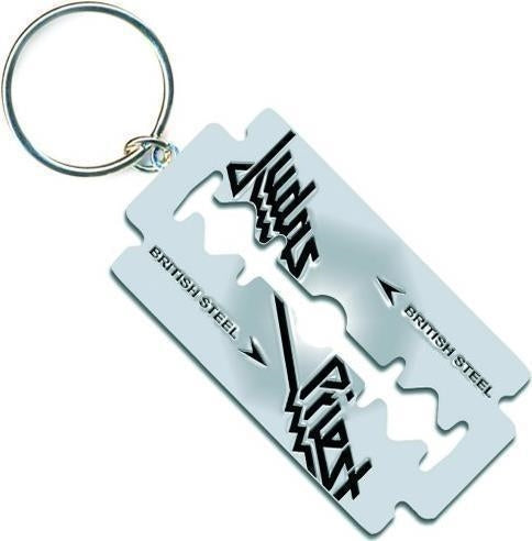 Judas Priest: British Steel Razor Blade (Portachiavi Metallo)
