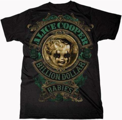 Alice Cooper: Rock Off - Billion Dollar Babies Crest (T-Shirt Unisex Tg. M)