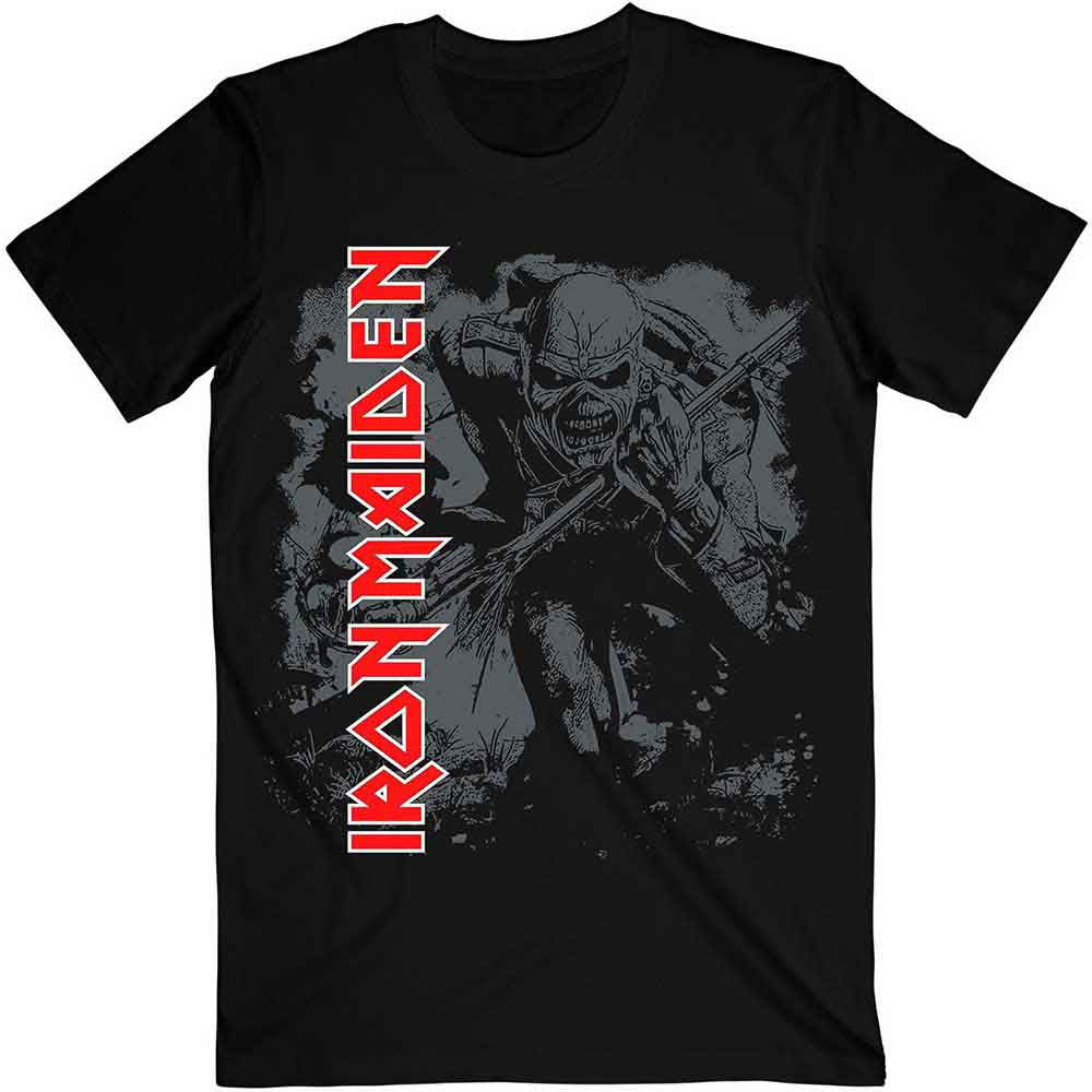 Iron Maiden: Rock Off - Hi Contrast Trooper (T-Shirt Unisex Tg. M)